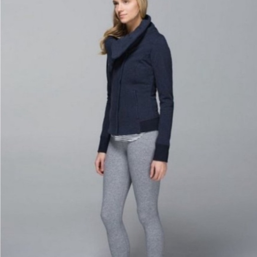 Lululemon Navy Karmacollected Zip Sweater